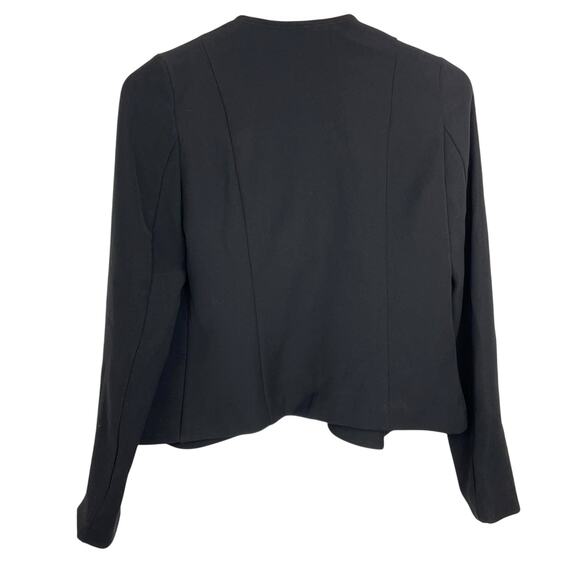 INC | Black Blazer Style Jacket with Draping S - Picture 2 of 6
